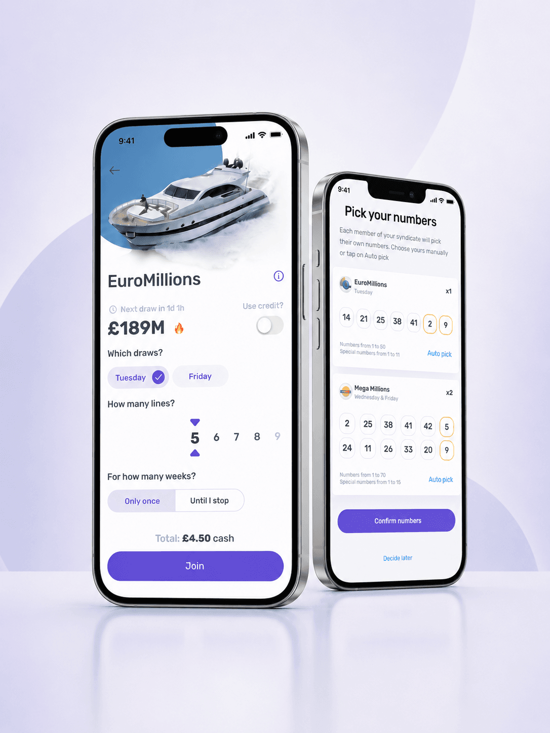 Social Lottery App