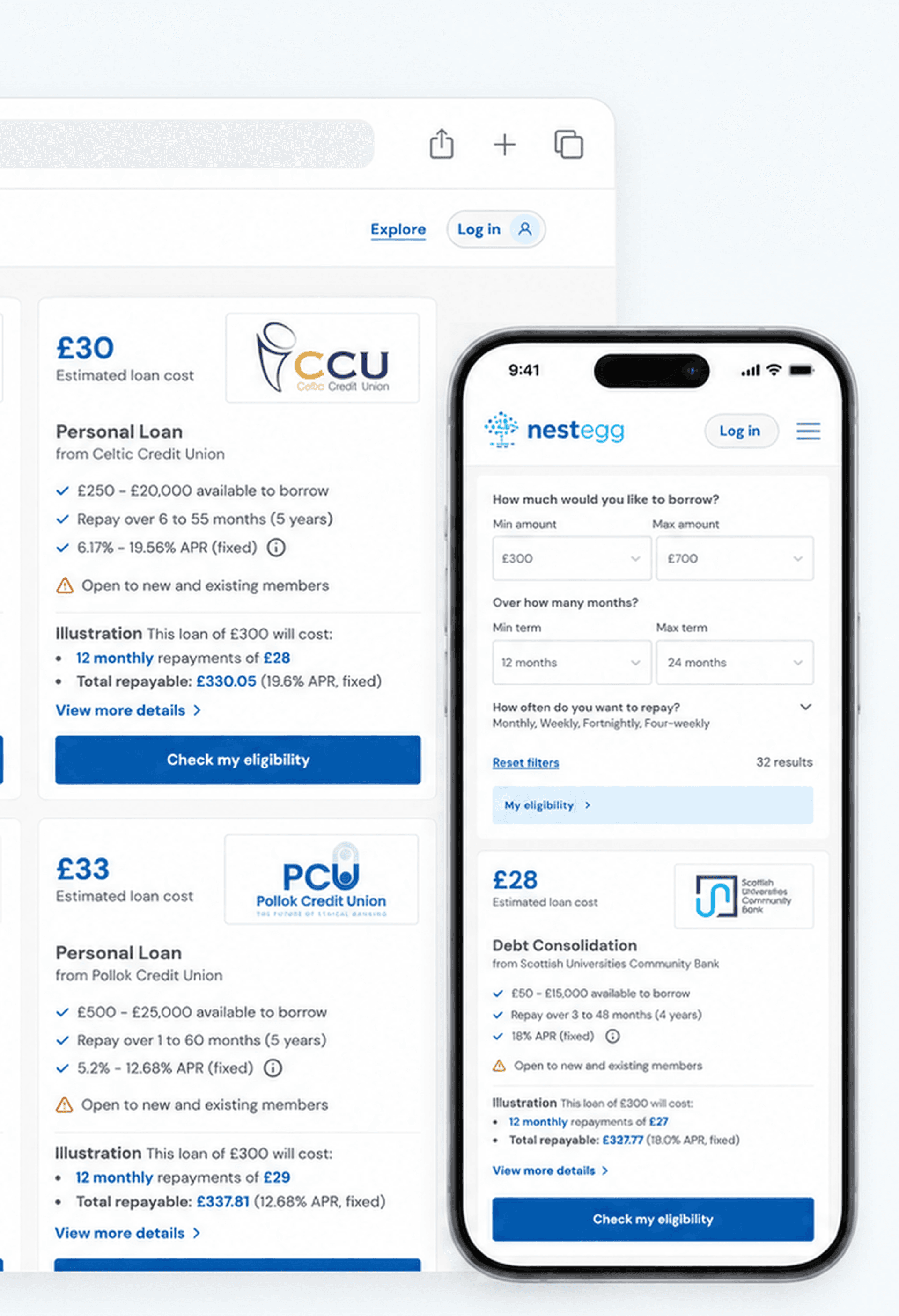 Loan Search Experience