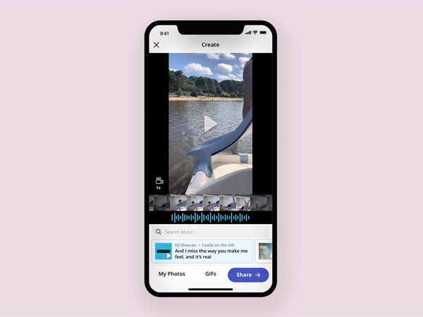 Original Songclip interaction recording 1
