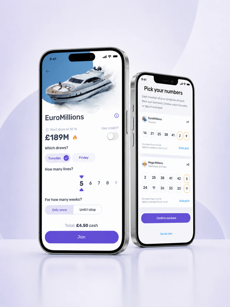 Social Lottery App