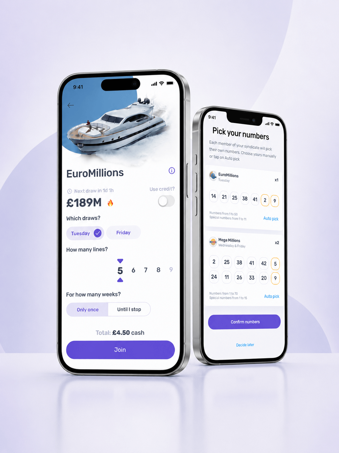 Social Lottery App